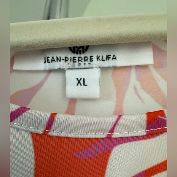 Jean-Pierre Klifa Women's Dress XL - Vibrant Abstract Floral Print - NWOT - Picture 6 of 6